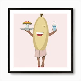 Banana Woman 1 Art Print