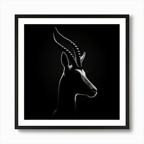 Antelope Head Art Print