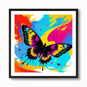 Colorful Butterfly 74 Art Print