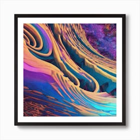 Abstract Fractal Art Art Print