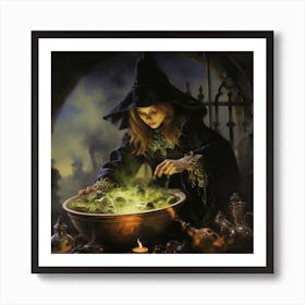 Witches Cauldron Art Print