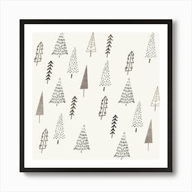 Christmas Tree Trees Nature Art Print