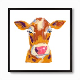 Jersey Cow 03 1 Art Print