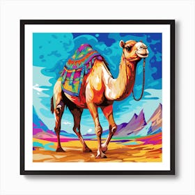Camel Painting 2 Art Print