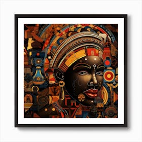 African Woman 33 Art Print