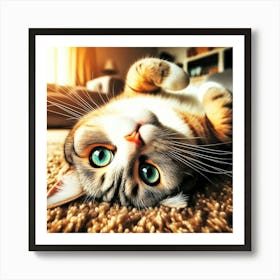 Feline Creative Cat Illustration 69 1 Art Print