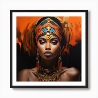African Queen 1 Art Print by RoseBlunts - Fy