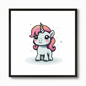 Cute Unicorn 242 Art Print