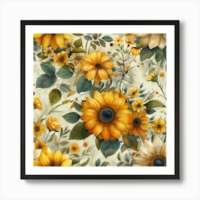 Sunflowers 15 Art Print