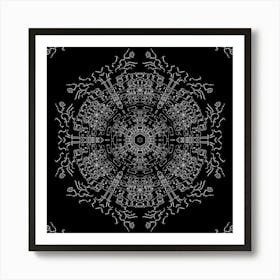 Abstract Mandala Art Print