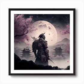 Myeera Ninja Assassin Samurai Steampunk Cherry Blossom Japan Mo F9b56434 920b 4900 8658 4154c2f1251c Art Print
