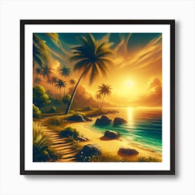 Tropical Paradise 13 Art Print