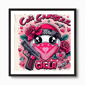 Cute cansster Art Print