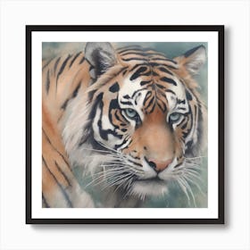 Tiger on the Hunt Art Print