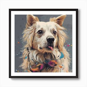 Dog Painting Art Print