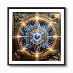 Hexahedron 1 Art Print