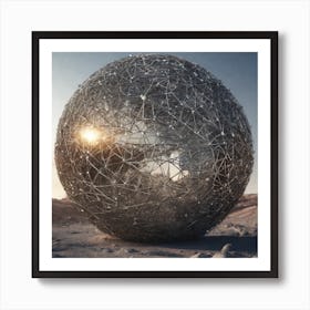 Earth Sphere Art Print