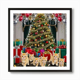 Leonardo Phoenix 09 A Lavishly Decorated Christmas Tree Adorne 3 Art Print