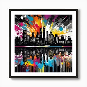 New York City Skyline 76 Art Print