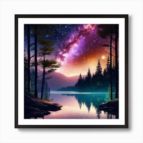 Milky Way 40 Art Print