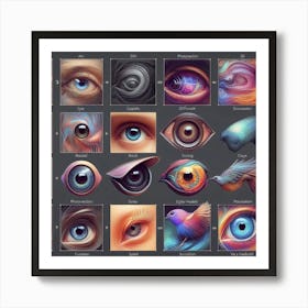 Eye Collection Art Print