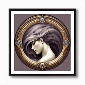 Ethereal Woman ai art Art Print