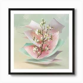 Paper Flowers 2 Art Print