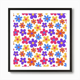 Flower Pattern Art Print