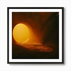 Hole In The Ground Art Print