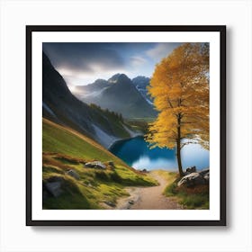 Autumn In The Mountains 47 Art Print