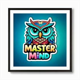 Master Mind Owl 1 Art Print