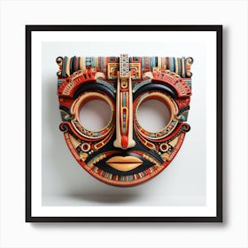 Mask Of The Gods Art Print