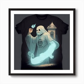 Ghost T-Shirt Art Print