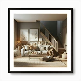 Modern Living Room 45 Art Print