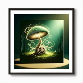 Mushroom Painting 1 Art Print