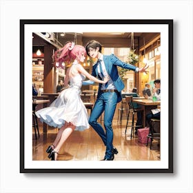 Swing & Savor Diner Art Print