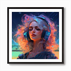 CalmingFacade Music Icon 8 Art Print