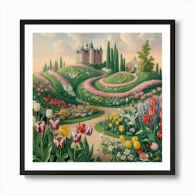 Tulip Garden 7 Art Print