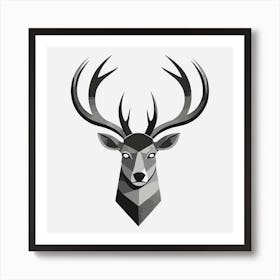 Deer Head Art Print