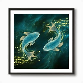 Zodiac Fish 11 Art Print