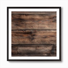 Old Wooden Planks 2 Art Print