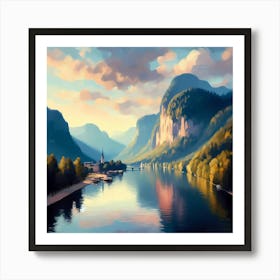 Landscape Painting 146 Art Print