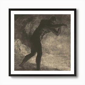 Man In The Water Art Print