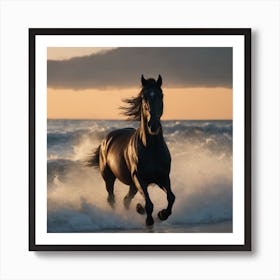 Black beauty  Art Print