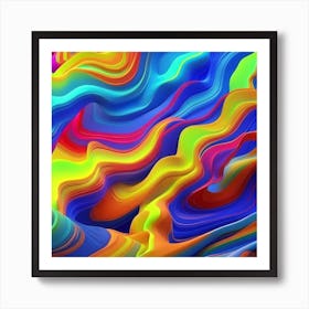 Thunderstorm of Colour Art Print