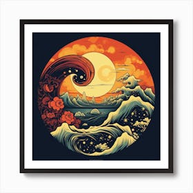 Great Wave 32 Art Print