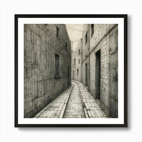 Alleyway Art Print