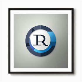 R Logo Art Print