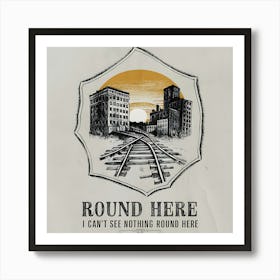 Round Here Counting Crows Poster