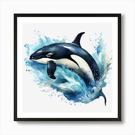 Orca Whale Art Print